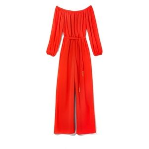 vince camuto off the shoulder jumpsuit